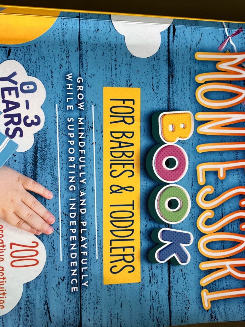 Montessori Book for Babies & Toddlers - Blue